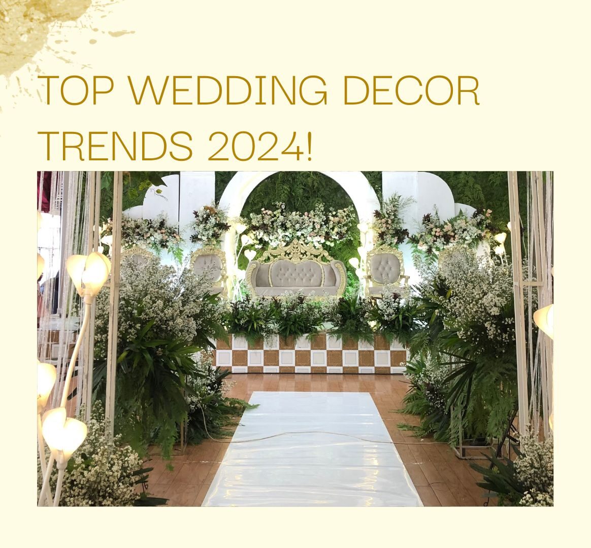 Wedding Decor Trends for 2024: